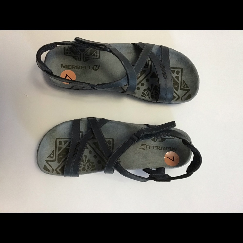 Brand new gray Merrel sandals